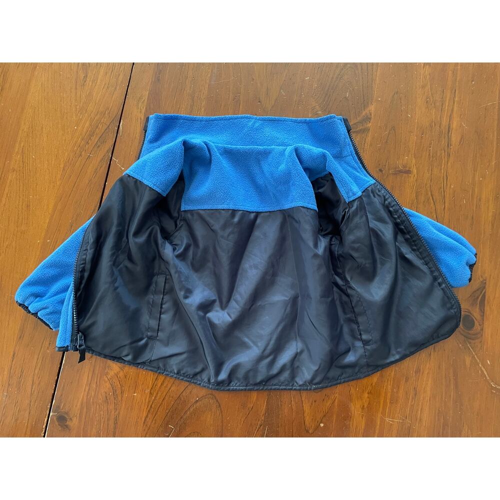 OshKosh B'Gosh Toddler Jacket Size 2T Pockets Blue Black Has Small Interior Flaw - Picture 12 of 14